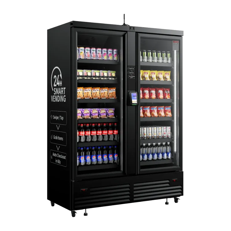 HAHA Ultra 1200 Dual Temp double-door, dual-zone AI smart cooler